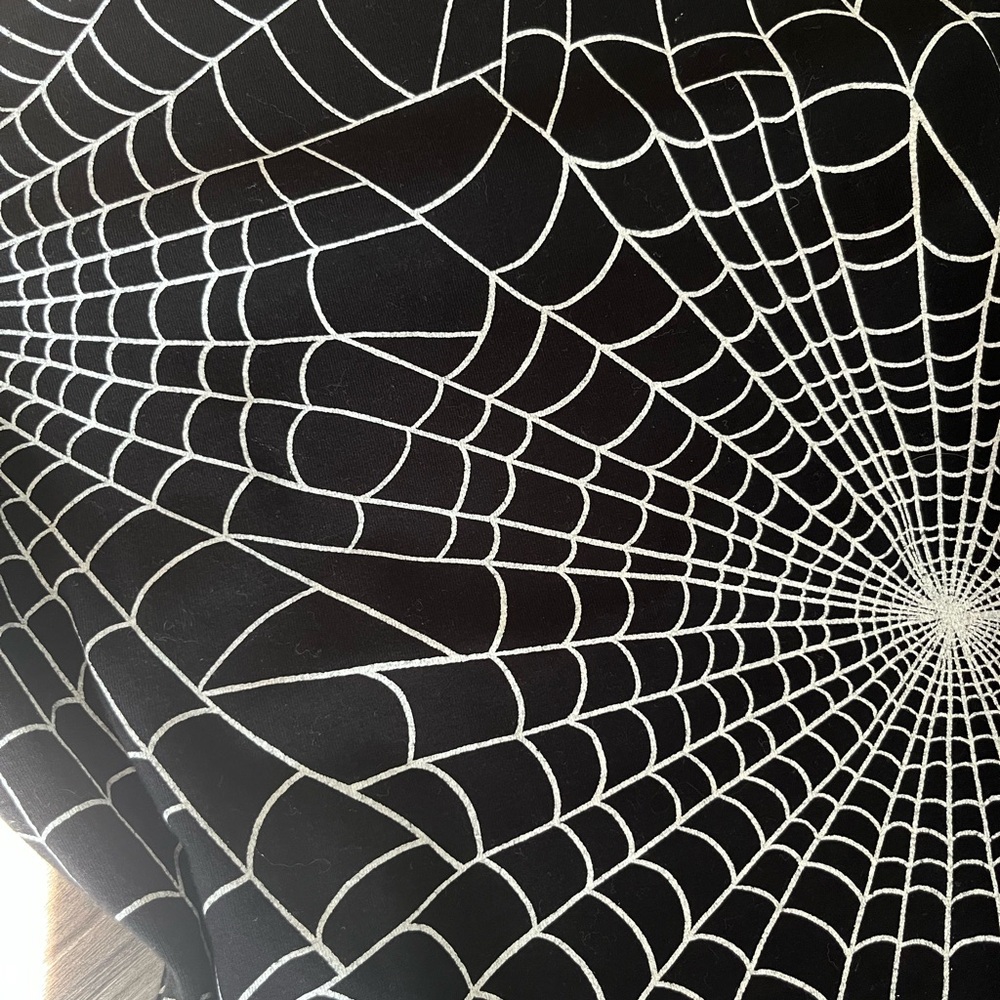Vixen by Micheline Pitt Black and White Spiderweb Top - Picture 3 of 3